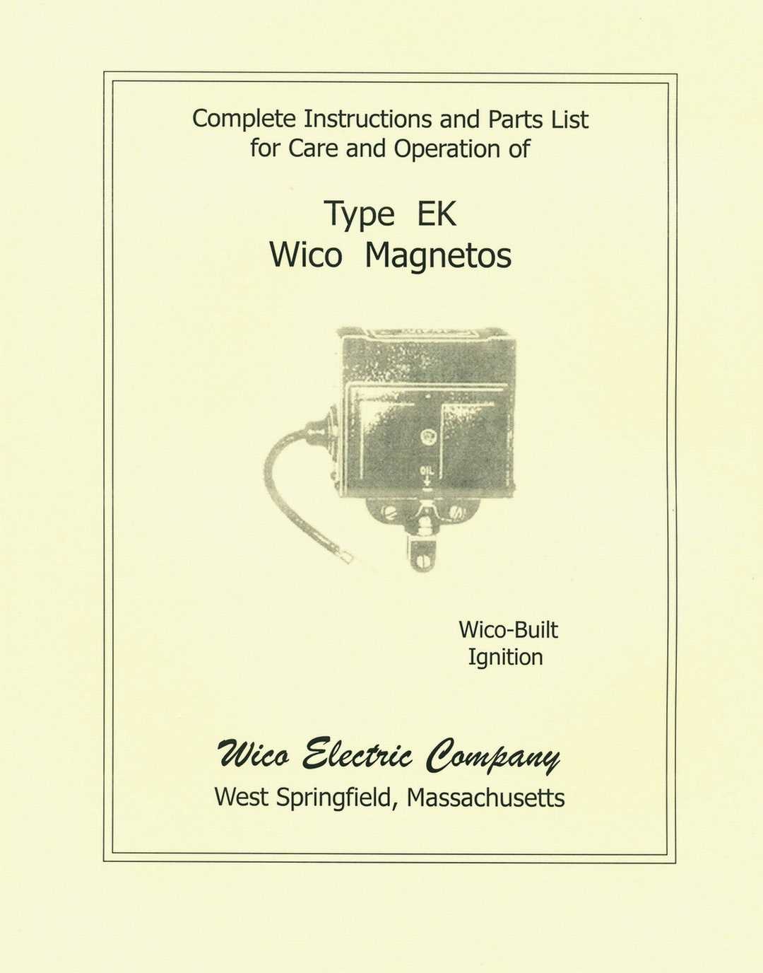 wico x magneto parts diagram