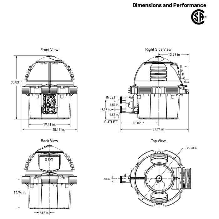 sta rite pool heater parts diagram