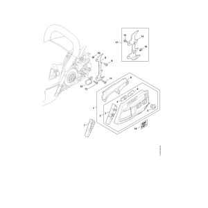 stihl chainsaw 311y parts diagram