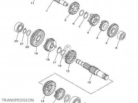 ttr 125 parts diagram