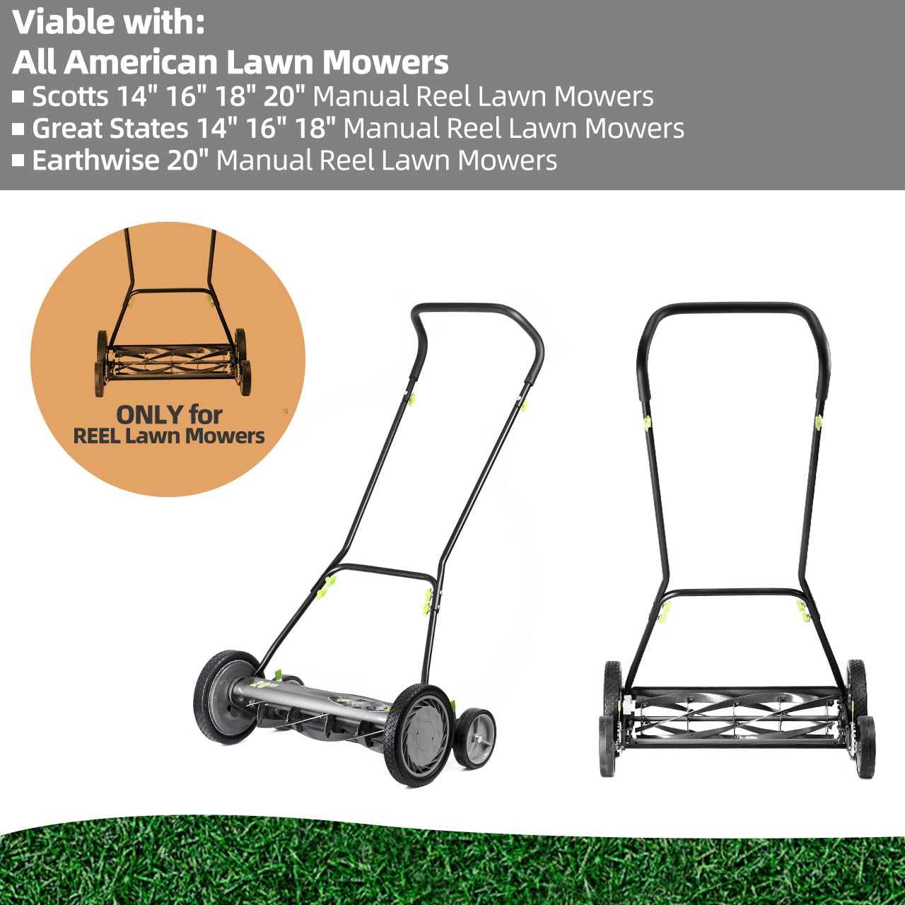 scotts reel mower parts diagram