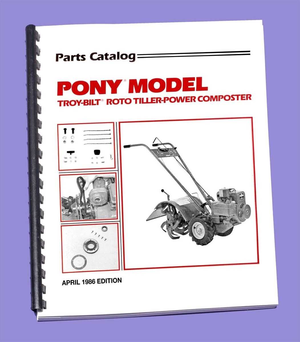 troy bilt horse tiller parts diagram