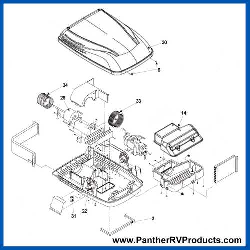 rv air conditioner parts diagram