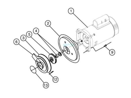 pentair challenger pump parts diagram