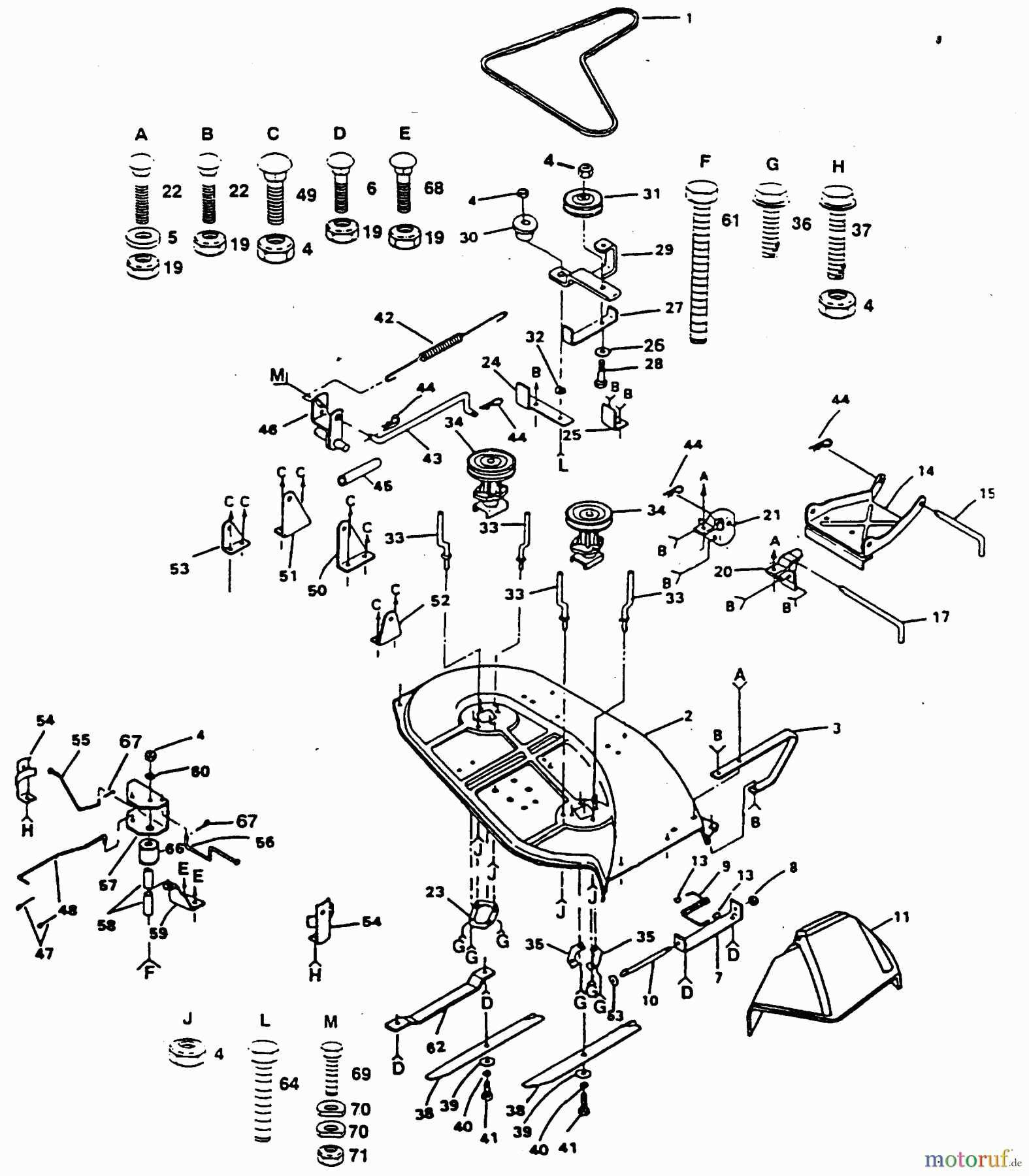 poulan riding lawn mower parts diagram