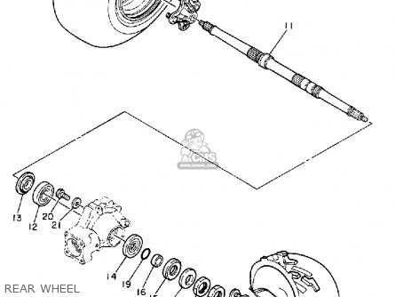 yamaha atv parts diagram