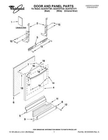 whirlpool ultimate care ii parts diagram