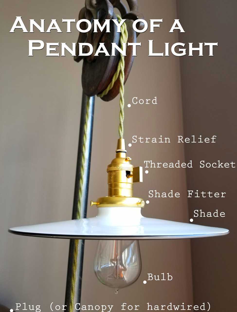 pendant lamp parts diagram