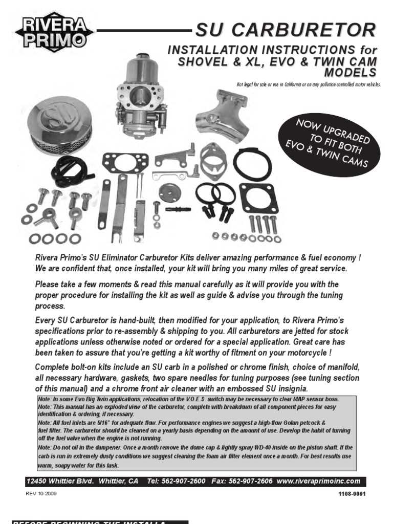 su carb parts diagram