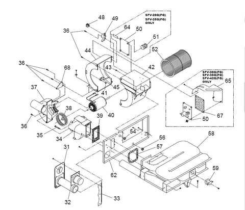 suburban oven parts diagram