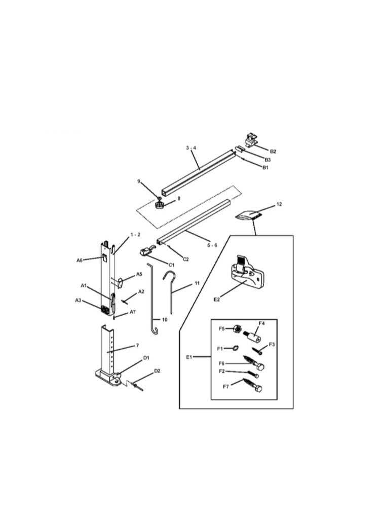 sunchaser awning parts diagram