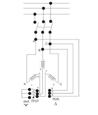 part winding starter diagram