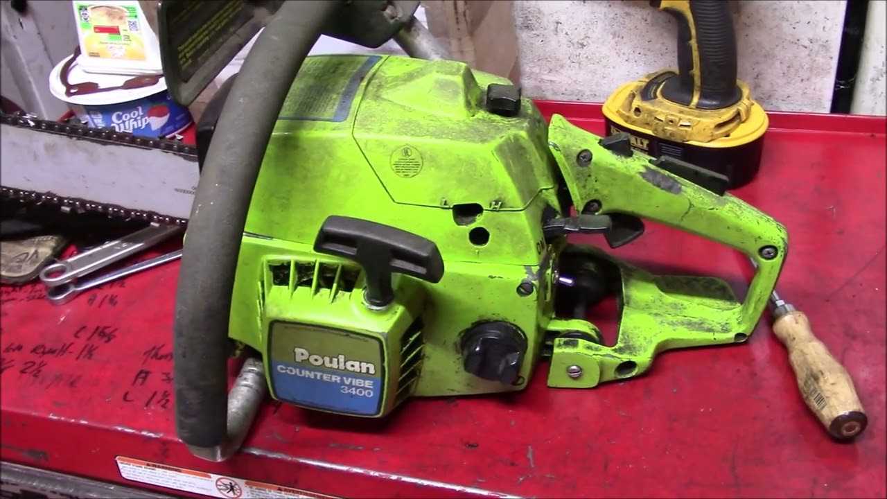 poulan 3400 chainsaw parts diagram