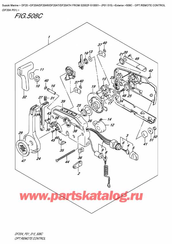 suzuki df20a parts diagram