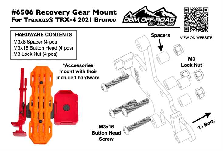 trx4 parts diagram