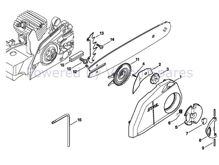 stihl 250 parts diagram