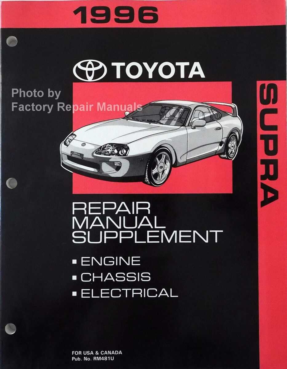 toyota supra parts diagram