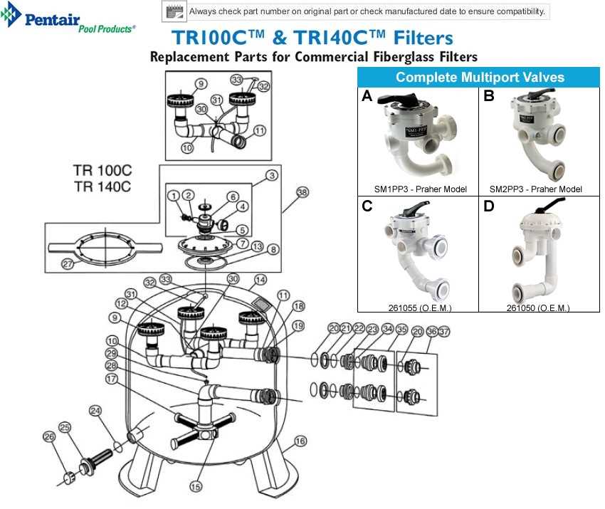 pentair triton ii parts diagram