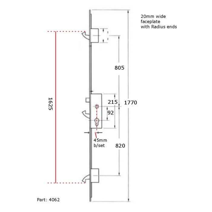 yale lock parts diagram