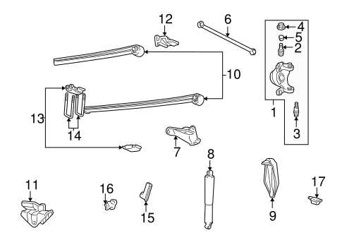 ford f350 4x4 front end parts diagram