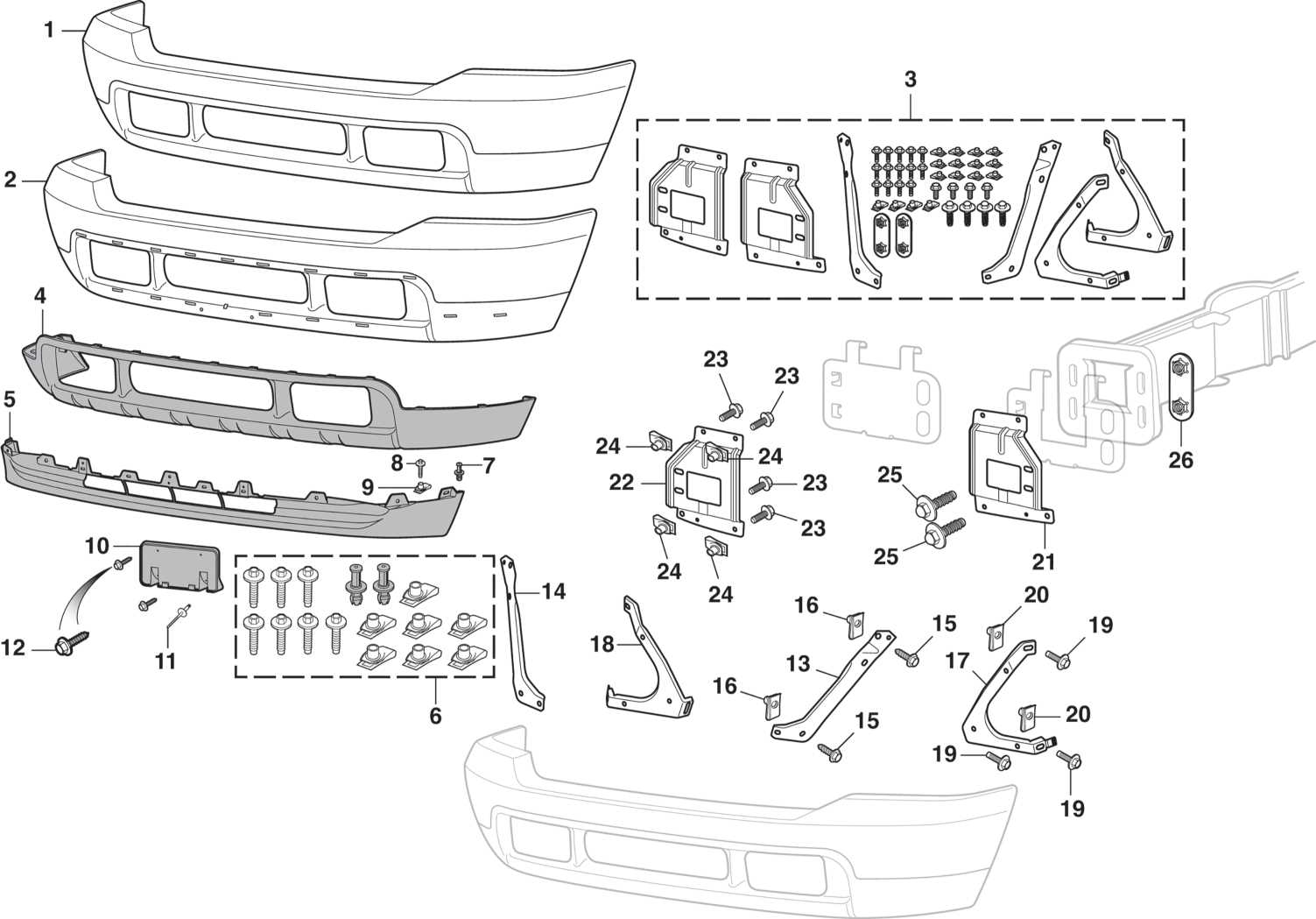 ford f450 front end parts diagram