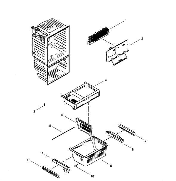 samsung ice maker parts diagram