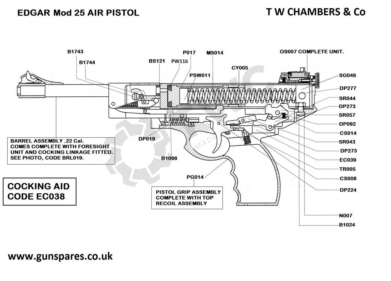 revolver parts diagram