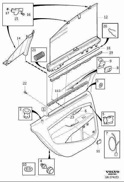 volvo s80 parts diagram