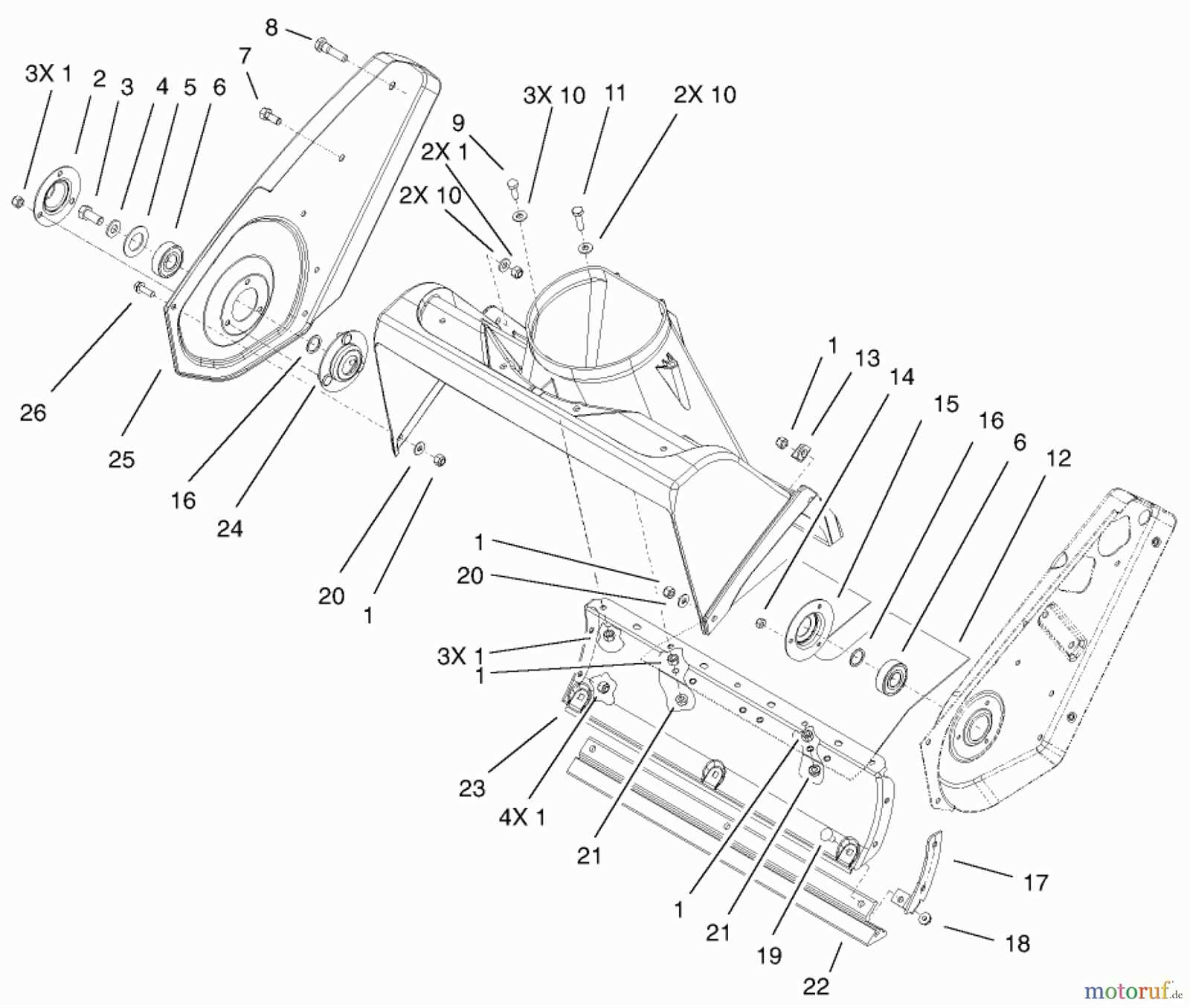 toro 3650 parts diagram