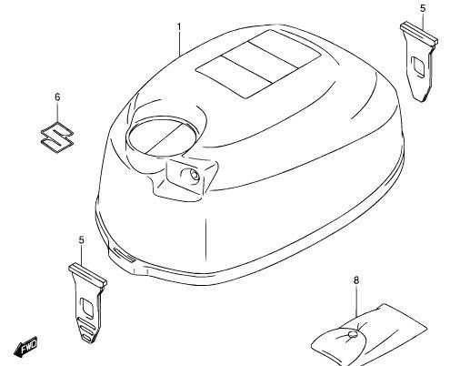 suzuki 2.5 outboard parts diagram