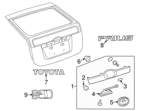 prius parts diagram