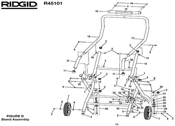 ridgid r45171 parts diagram