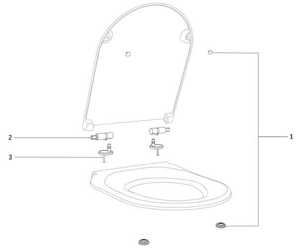 toilet seat parts diagram