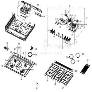 samsung electric range parts diagram