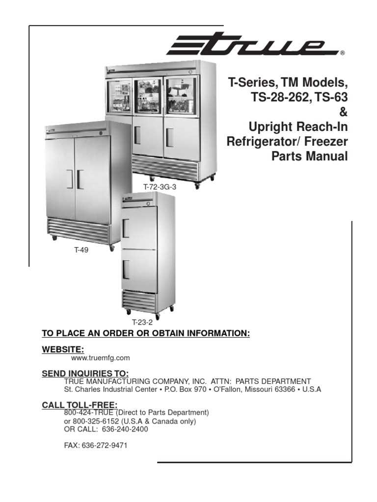 true cooler parts diagram