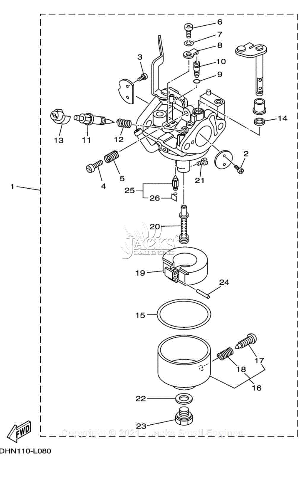 yamaha g14 parts diagram