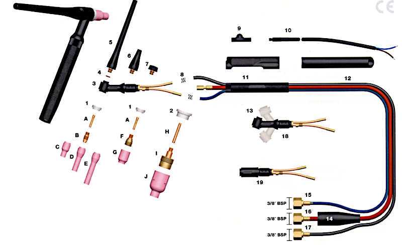 victor torch parts diagram