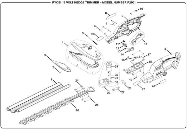 ryobi weed wacker parts diagram