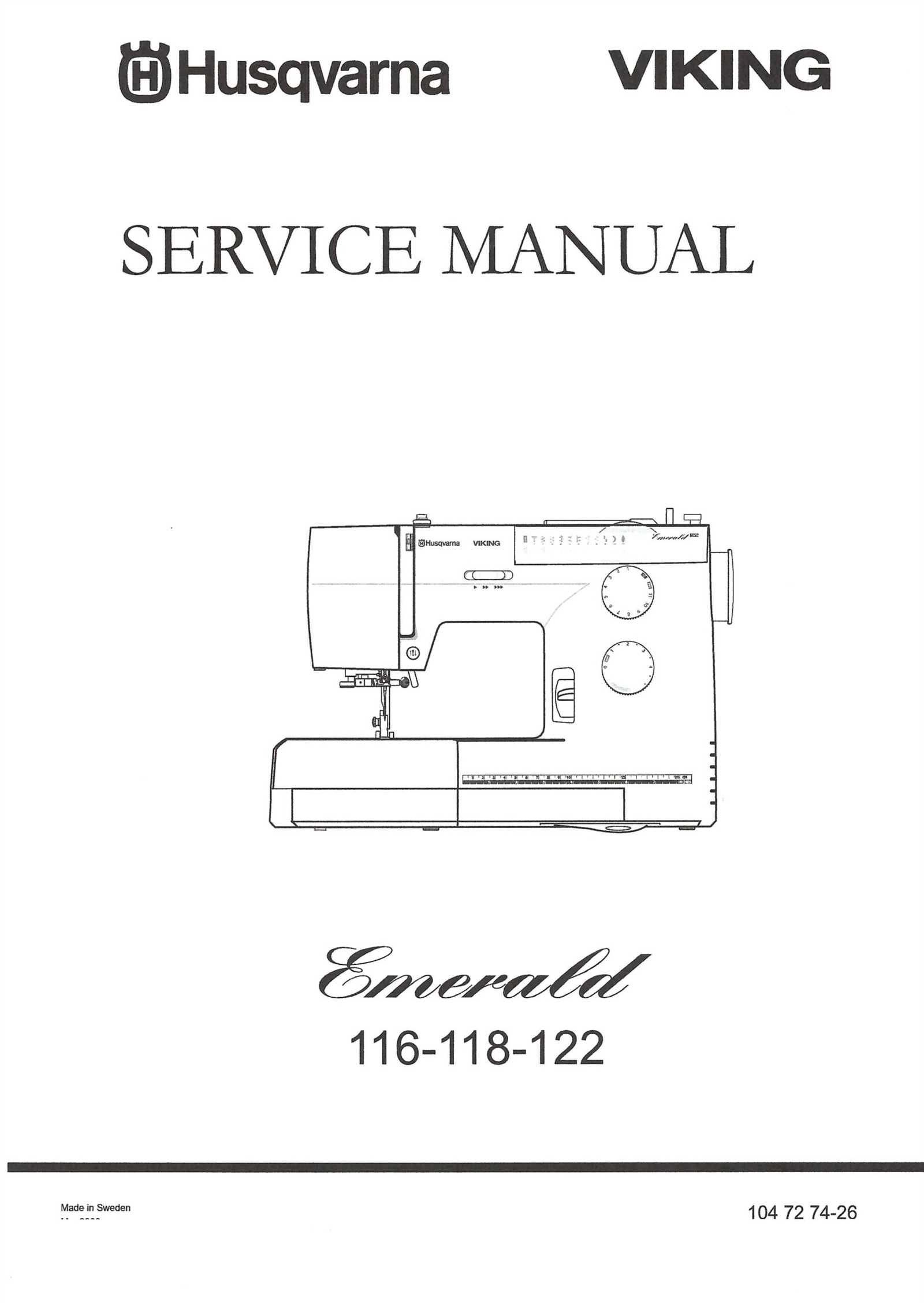 viking sewing machine parts diagram
