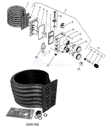 pentair pool heater parts diagram