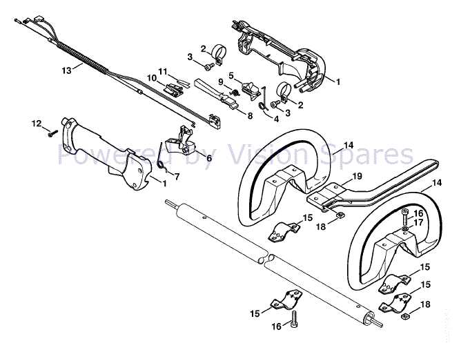 stihl km 130 r parts diagram