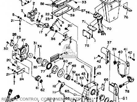 yamaha 704 remote control parts diagram