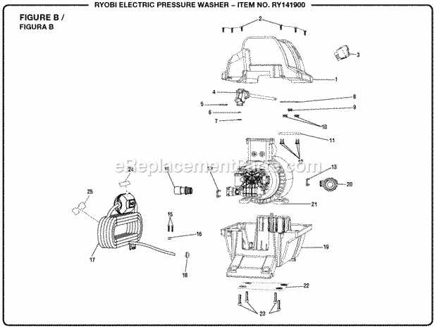 ryobi pressure washer parts diagram