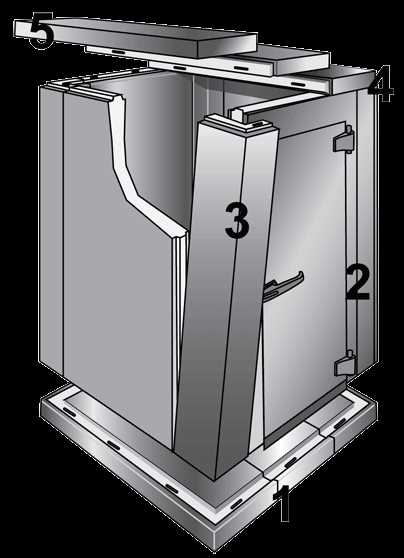 walk in freezer parts diagram