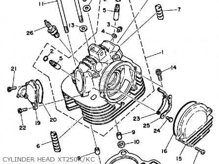 titan xt250 parts diagram