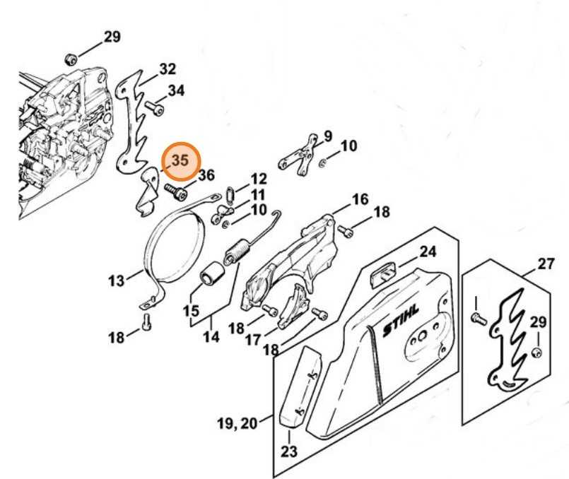 stihl 660 parts diagram