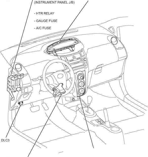 toyota yaris parts diagram