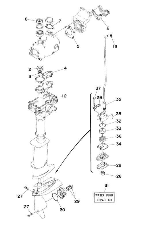 yamaha f40 parts diagram