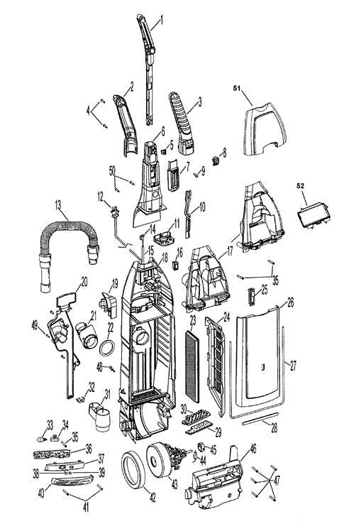 shark navigator shark vacuum parts diagram