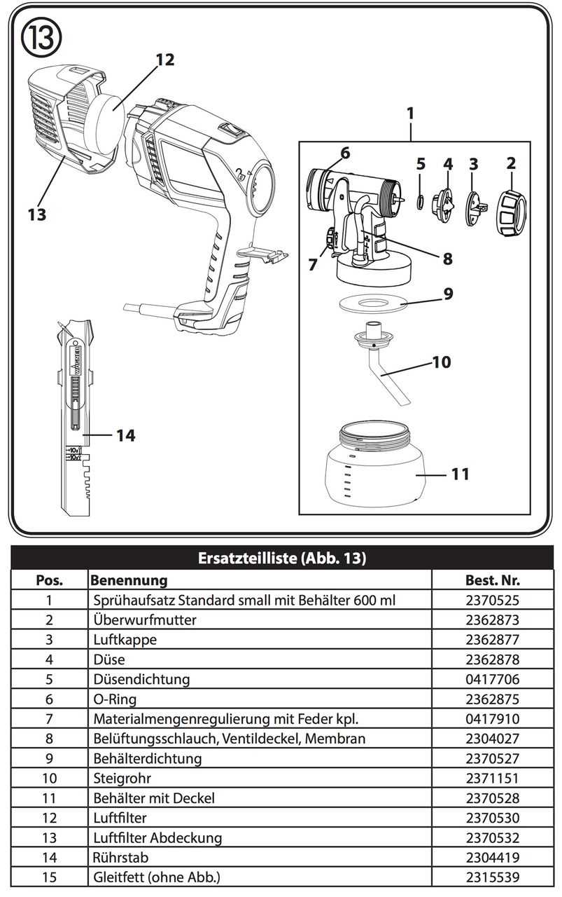 wagner paint sprayer parts diagram